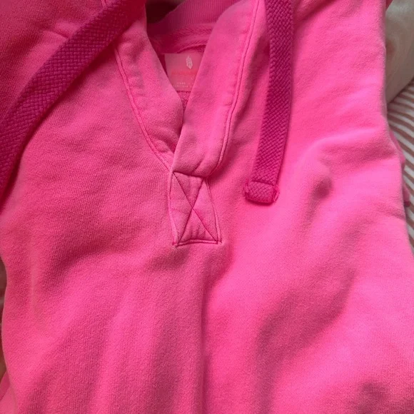 Pink FP Hoodie Midi Sweatshirt Dress - Picture 6 of 6
